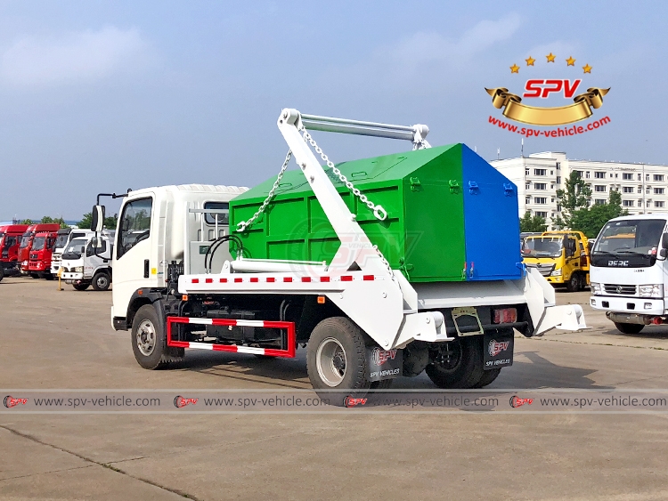 Swing Arm Garbage Truck Sinotruk HOWO - LB